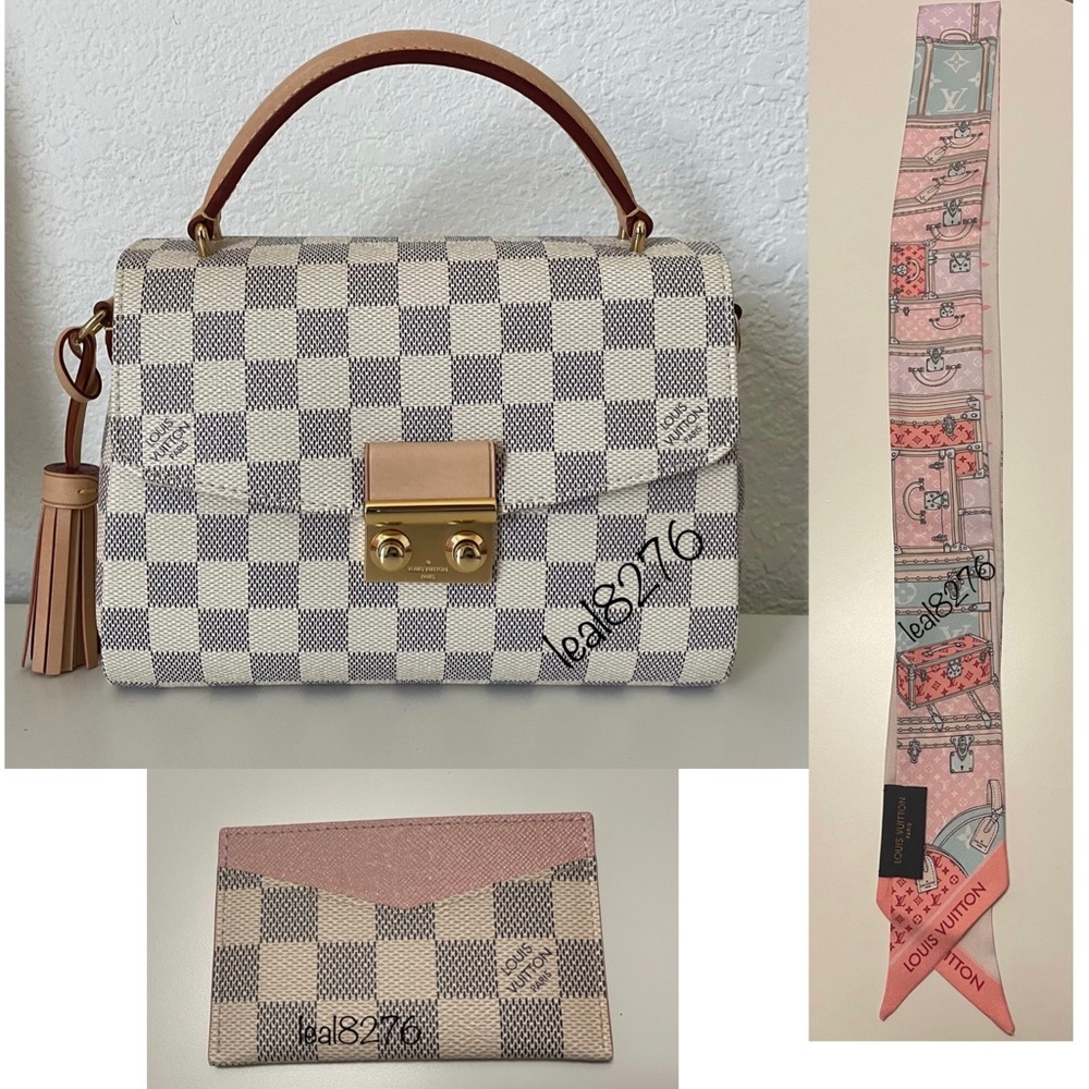 Louis Vuitton Damier Azure Croisette set